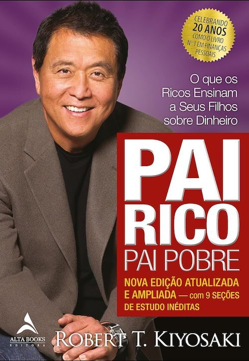 Capa do livro: Pai Rico, pai Pobre Robert T. Kiyosaki